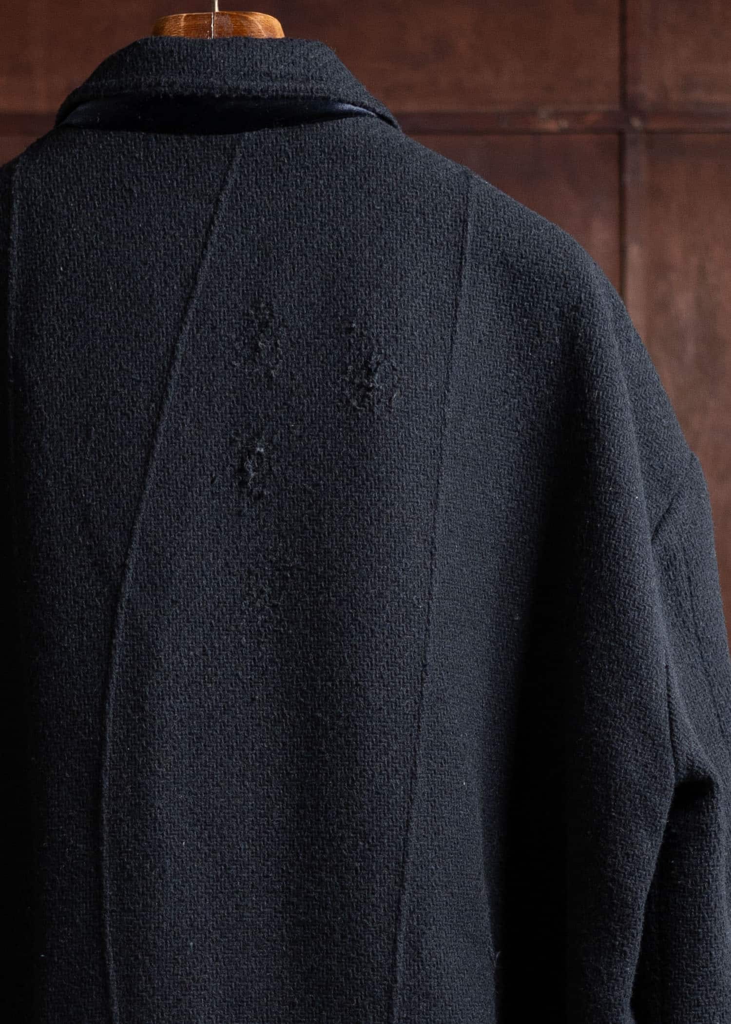 Professor.E Aged Wool Coat Black 24FW-PE-LC-02 – VISION OF FASHION