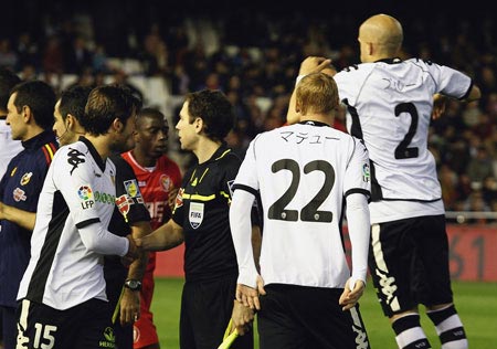 2011年 バレンシア 東日本大震災追悼試合 実支給品 長袖 2011年