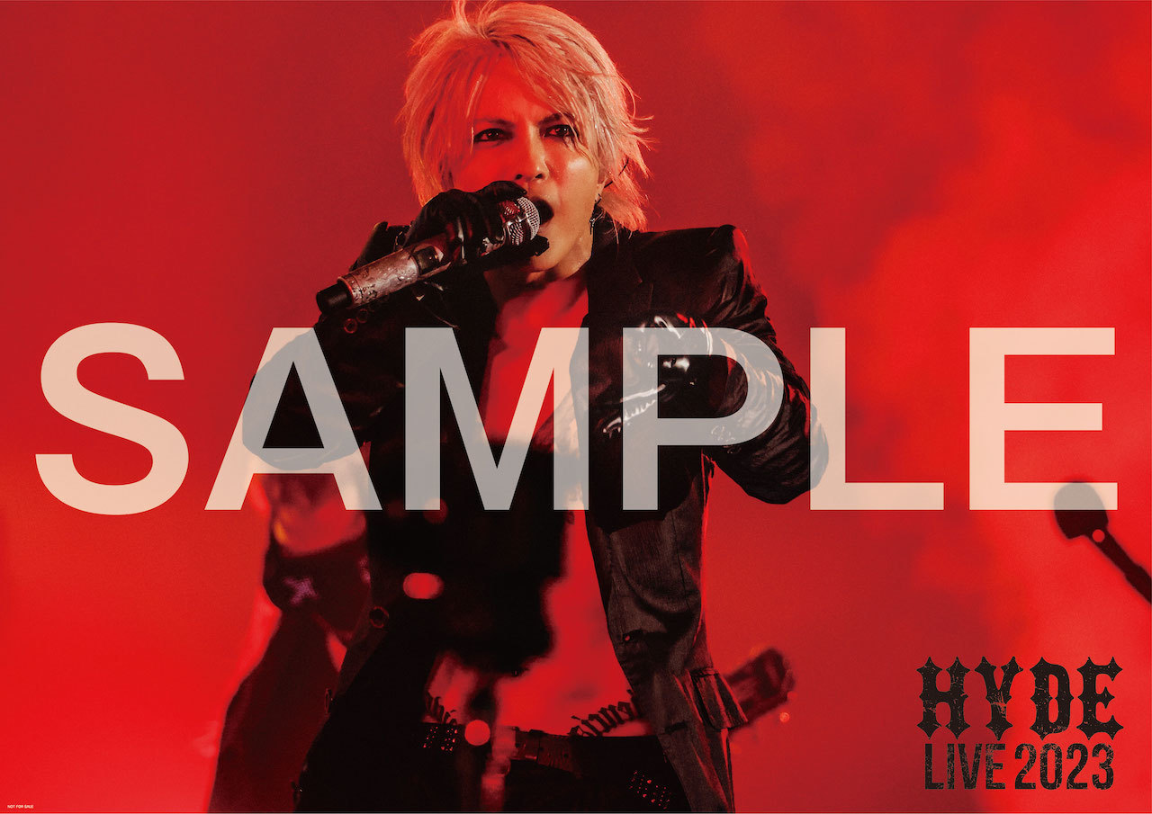 LIVE Blu-ray & DVD「HYDE LIVE 2023」店舗別購入特典デザイン決定