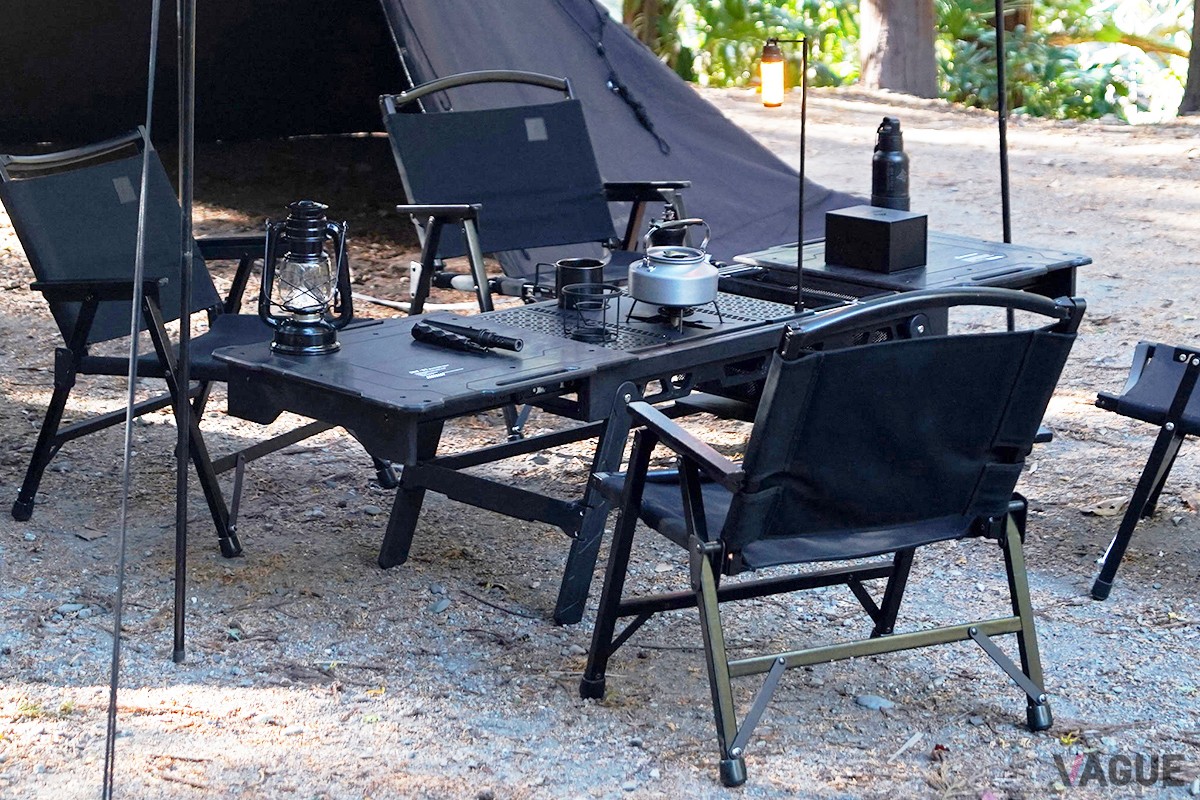 キャンプサイトで目を引く圧倒的なデザイン!? 高級感と格好良さを