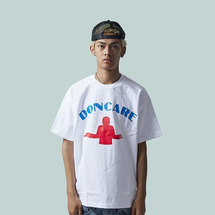 DONCARE(ドンケア)商品ページ - Don't Care Tee - White - VENTURER