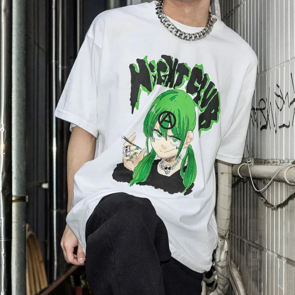 NIGHT CLUB(ナイト・クラブ)商品ページ - Anarchy Tee - White