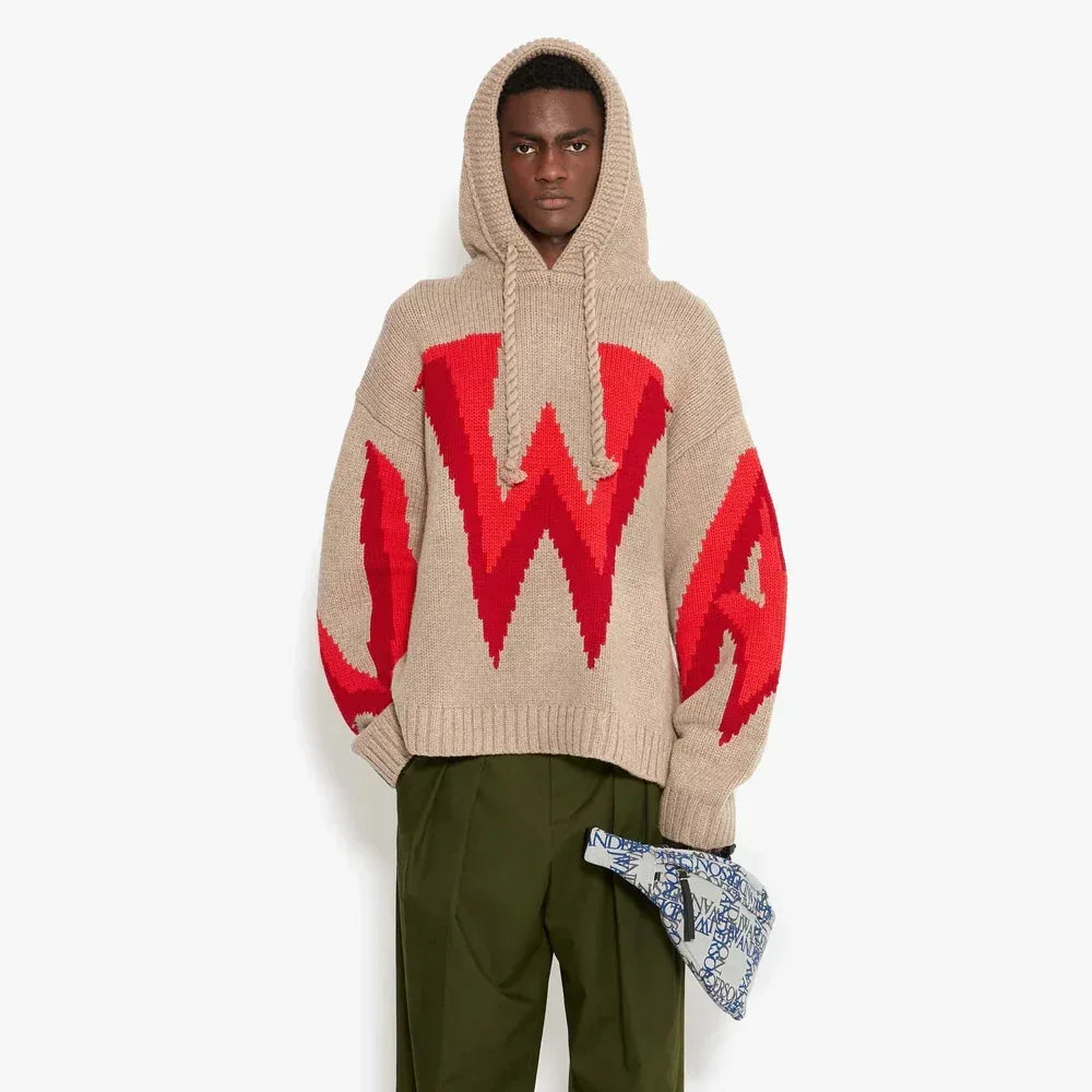 希少 JW ANDERSON ニットインサートコート JW Anderson ケーブルニット