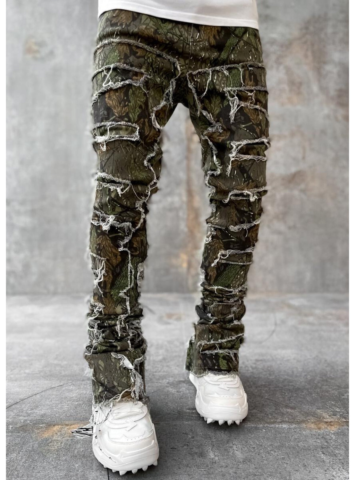 Guapi Jeans - Blood Diamond Stacked Denim V2 - Camo - GUAP09