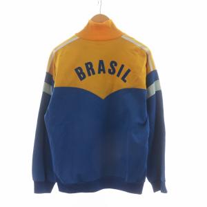 ヴィンテージ トラックジャケット ブルゾン 長袖 ロゴ ライン ジップ