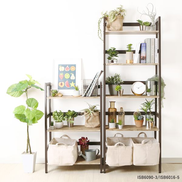 週末限定10%OFF】 インテリアシェルフベルーモ 5段 幅60 奥行34 高さ