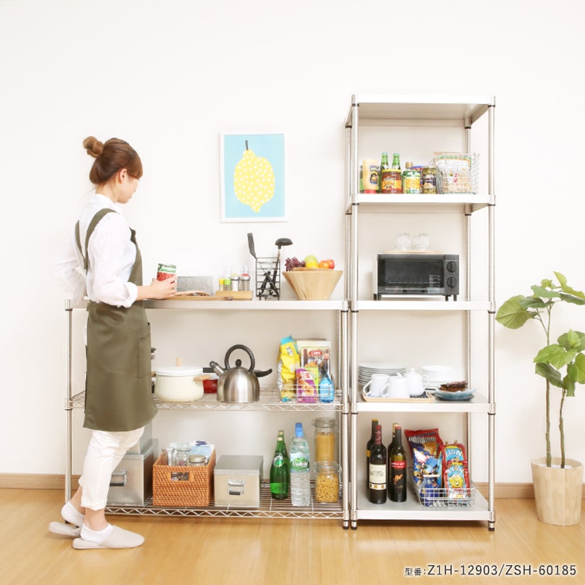 25mm] ルミナス プレミアムライン 4段 幅120 幅121.5×奥行46×高さ131cm