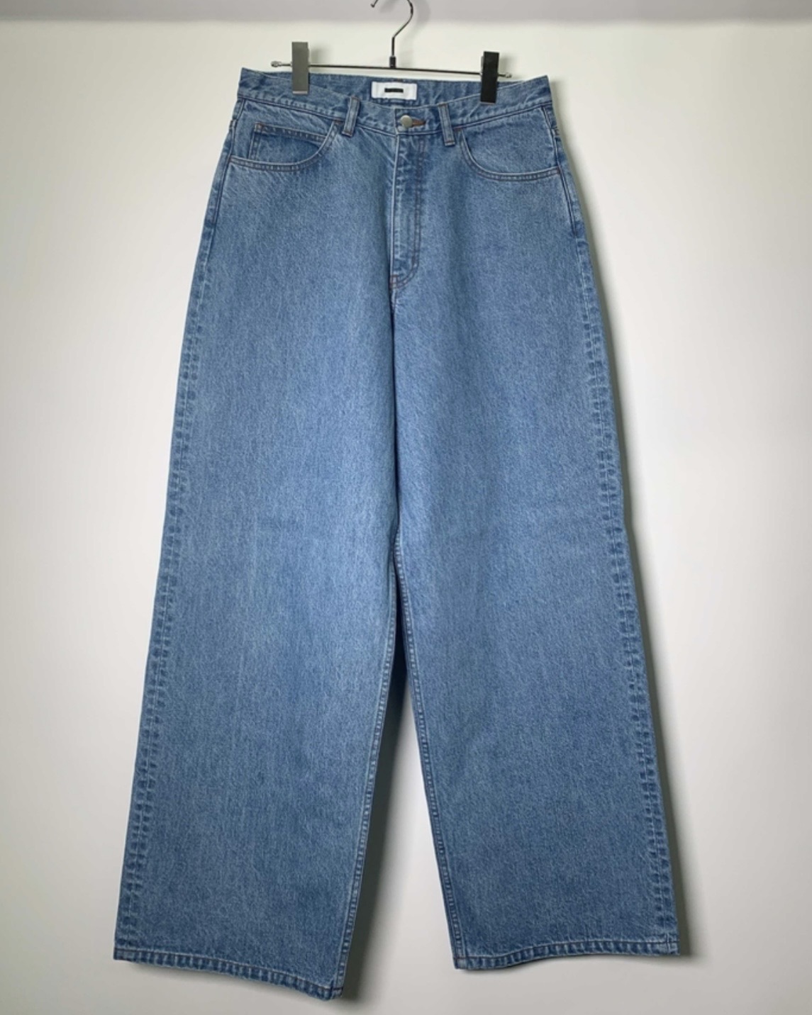 REVERBERATE(リバーバレイト)】DENIM PANTS(BAGGY)/ SAX BLUE - VELVET