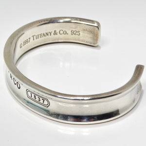 Tiffany & Co 1997 Silver 1925 Engraved Cuff Bracelet – Vintage by