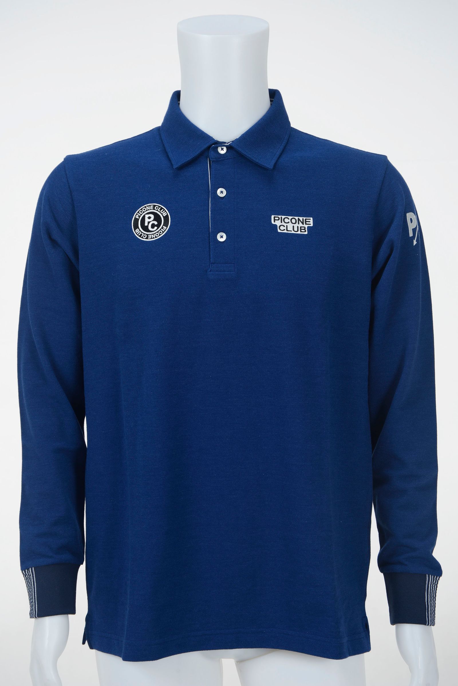 picone club - 長袖ポロシャツ | ブルー | メンズ | ゴルフウェア