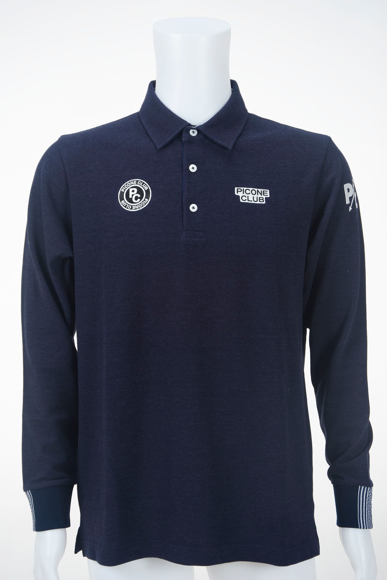 picone club - 長袖ポロシャツ | ネイビー | メンズ | ゴルフウェア