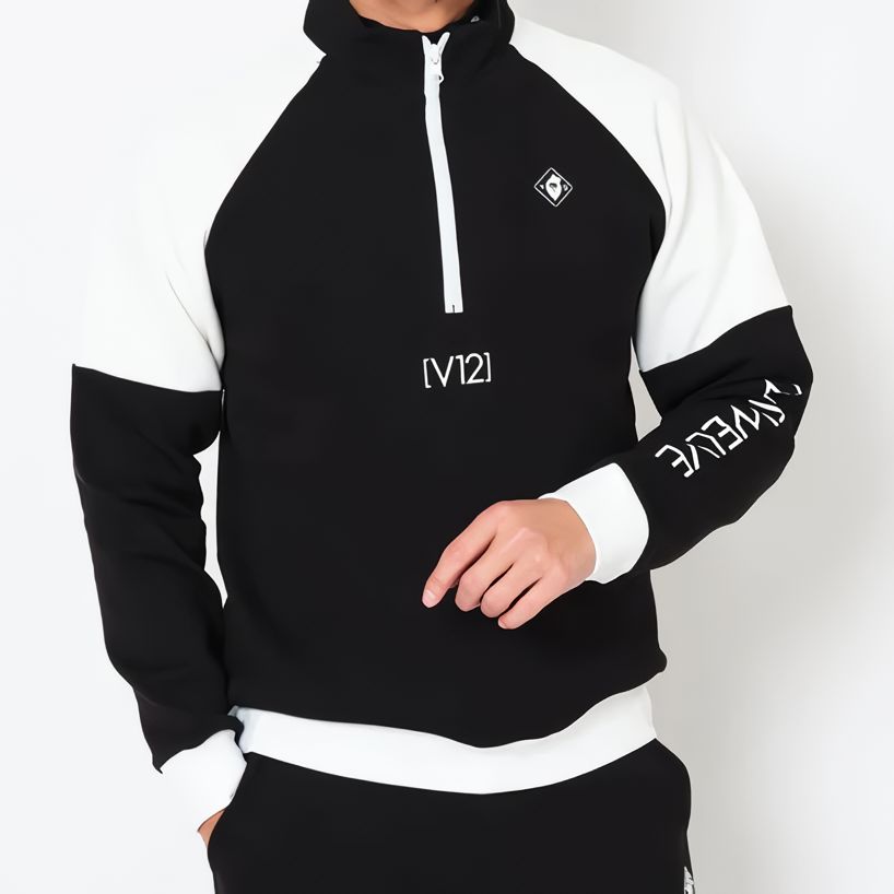 V12 - SW HZ JKT | スウェット | ブラック | メンズ | ゴルフウェア