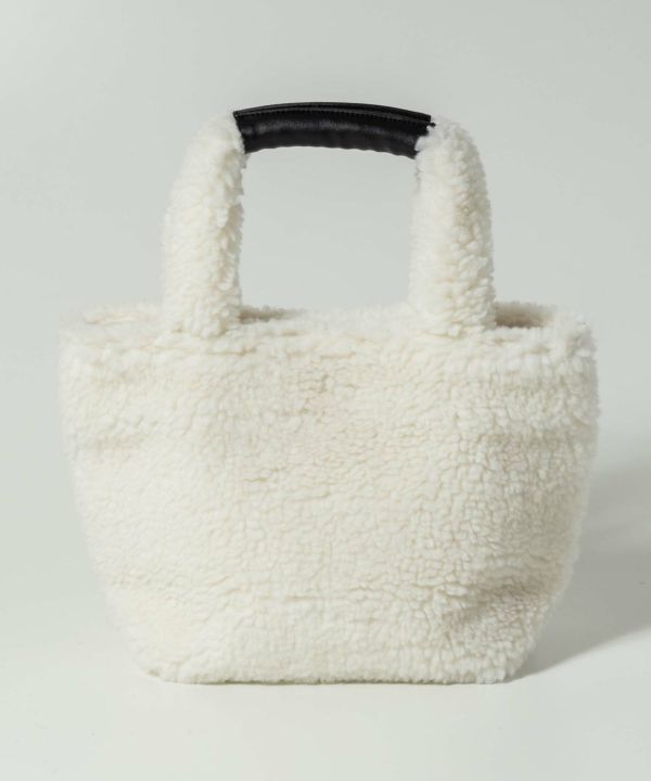 1PIU1UGUALE3 RELAX - ボアロゴミニトートバッグ | ユニセックス