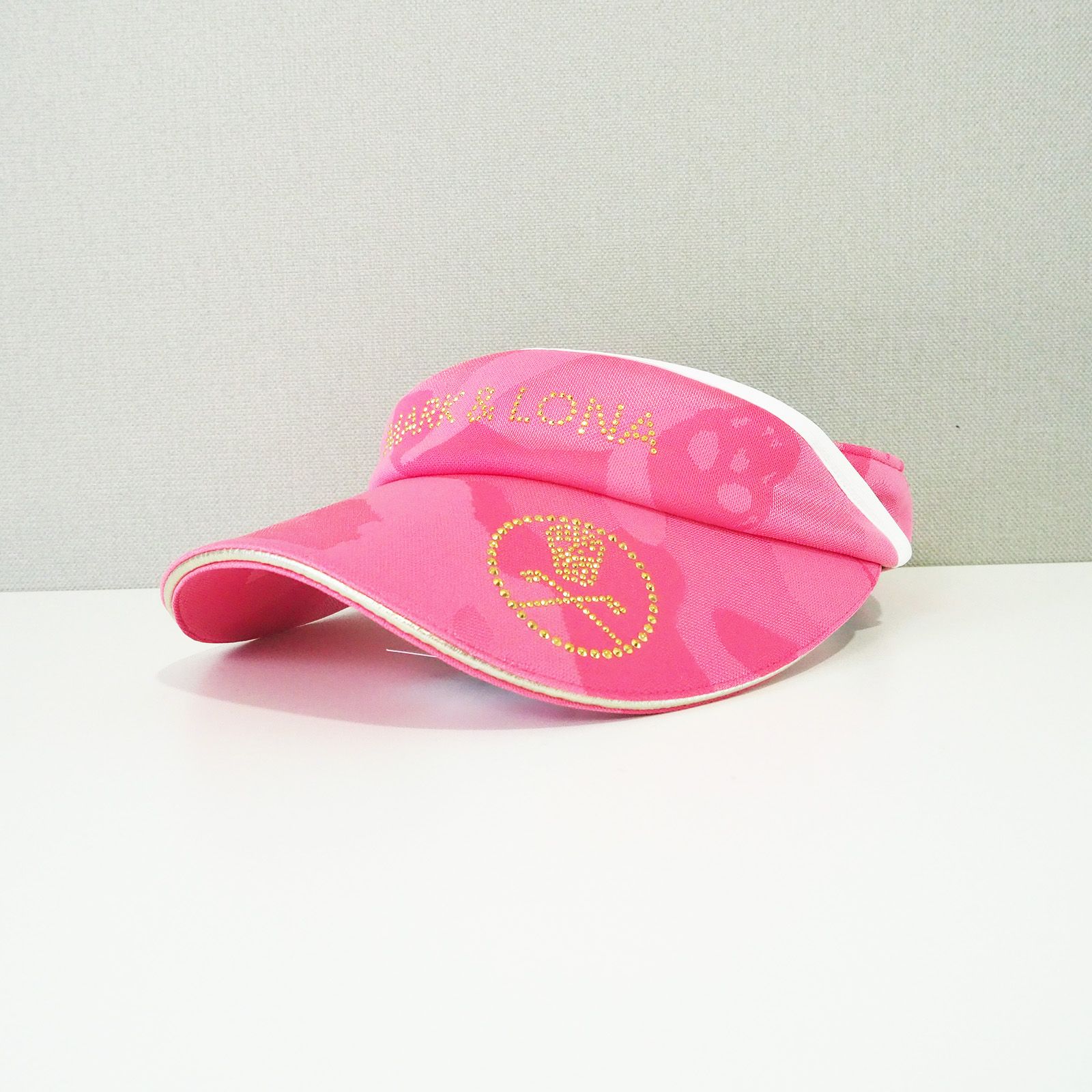 MARK&LONA - Gauge Visor Wide Brim | サンバイザー | ピンク