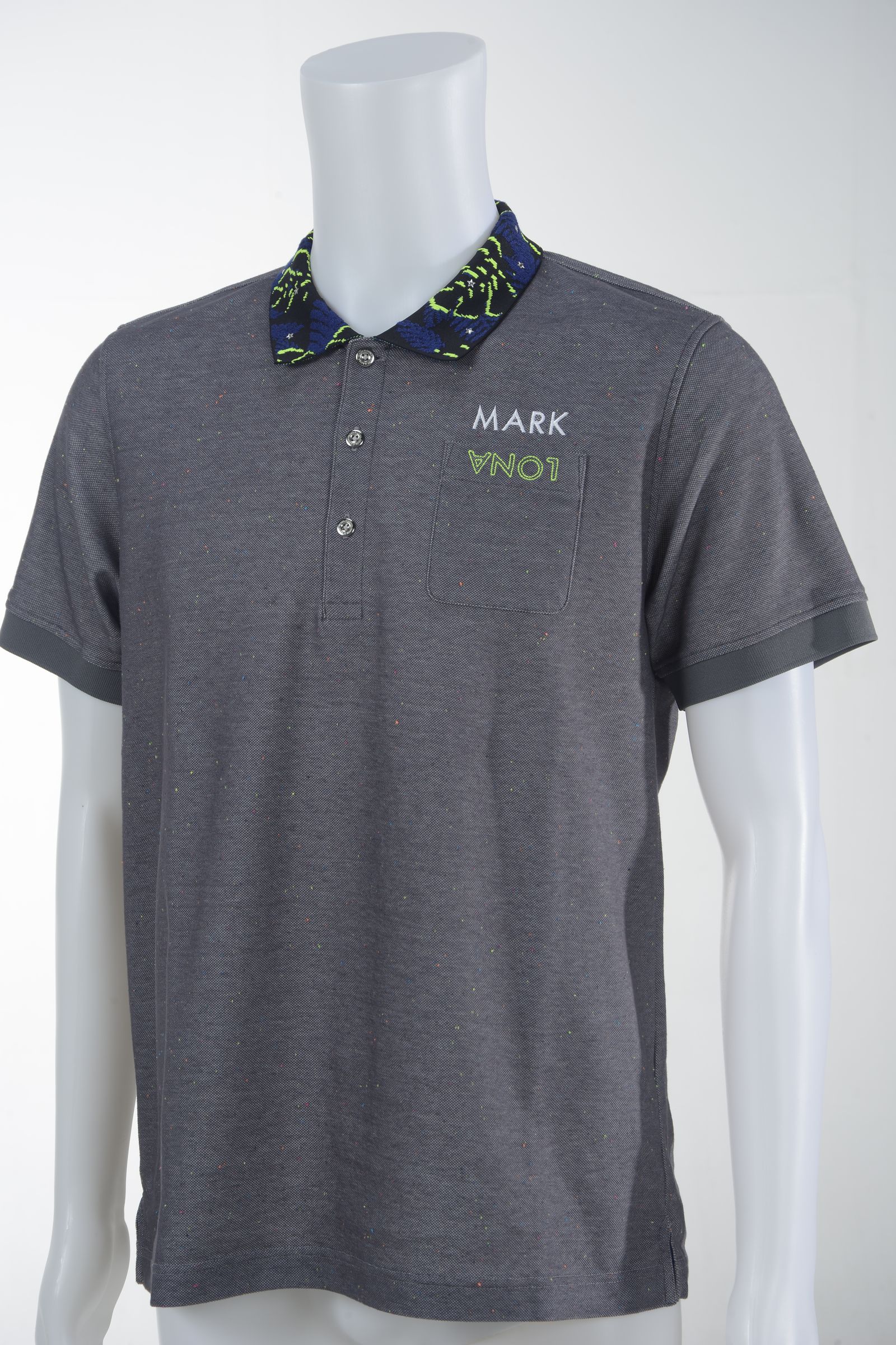 MARK&LONA - 半袖 ポロシャツ | メンズ ゴルフウェア | GREY グレー