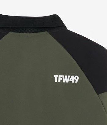 TFW49 - LONG SLEEVE POLO | ポロシャツ | カーキ | ブラック | メンズ