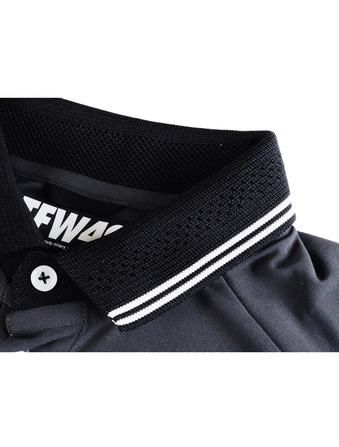 TFW49 黒 ポロ襟 セーター Lサイズ TFW49 黒 ポロ襟 セーター Lサイズ