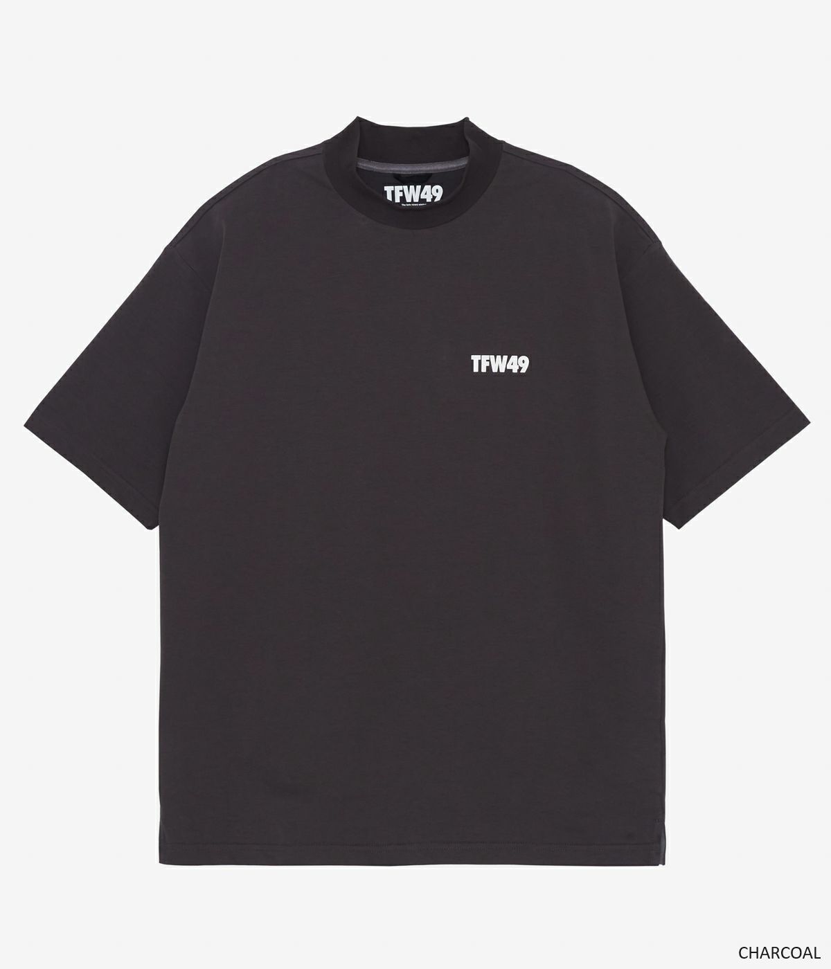 TFW49 - HALF MOCKNECK TEE | モックネックシャツ | チャコール