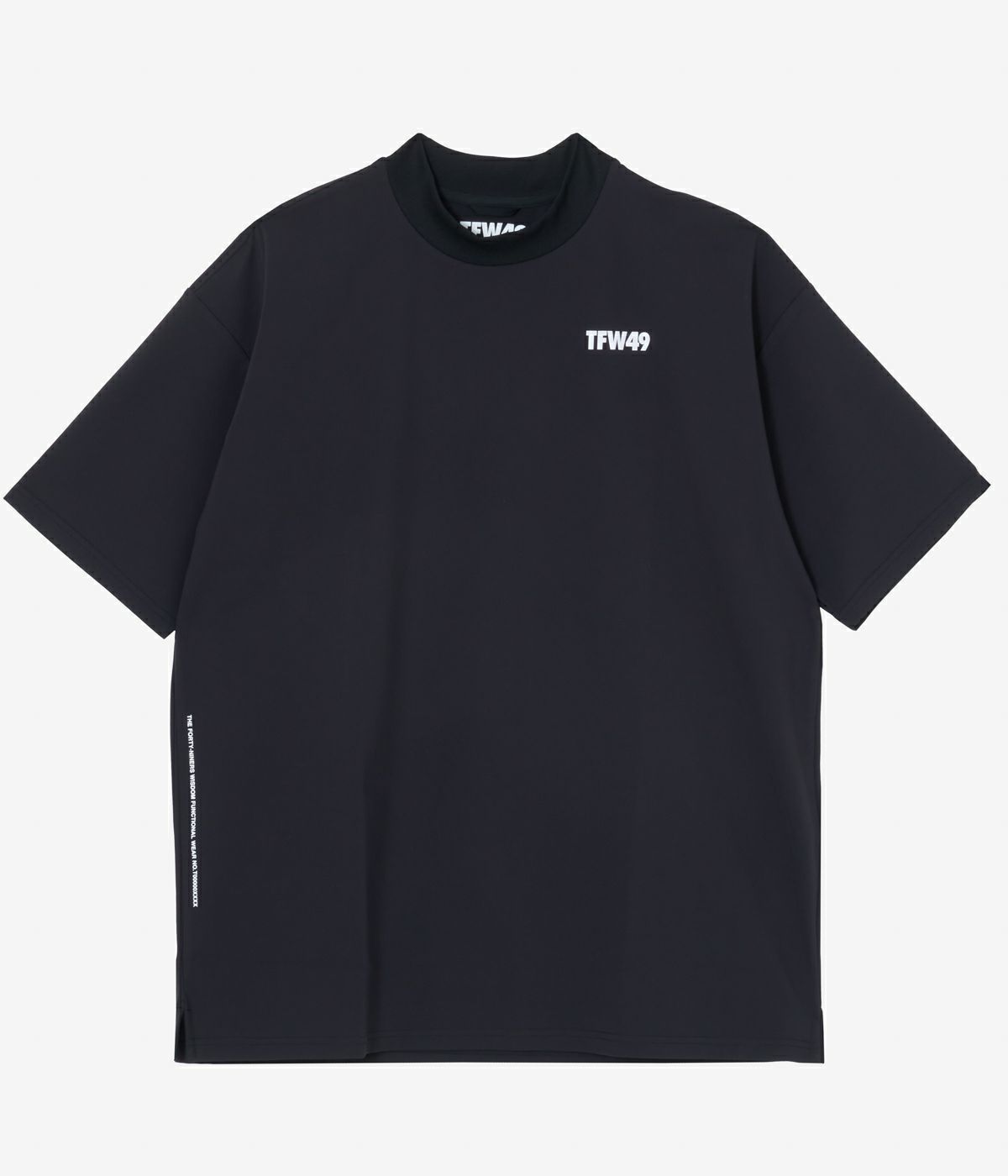 TFW49 - HALF MOCKNECK TSHIRT | モックネックシャツ | ブラック