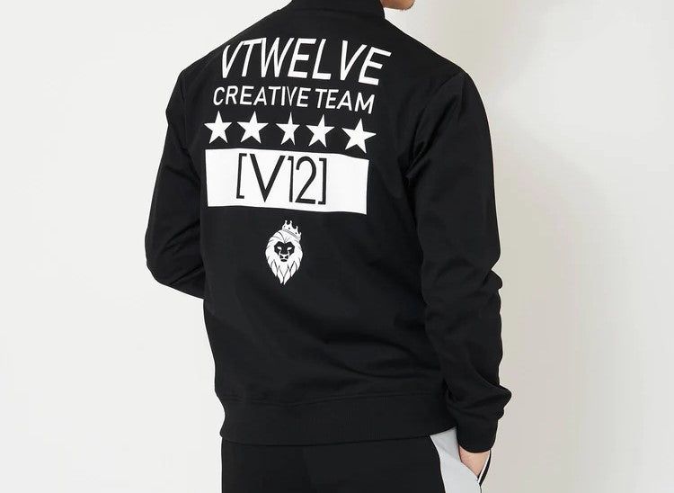 V12 - TEAM BLOUSON | ジップアップブルゾン | ブラック | メンズ