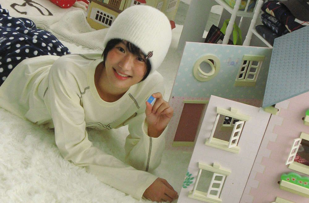 HEART ZIP POCKET 2WAY DUFFLE BAG BLUE - RONRON 론론