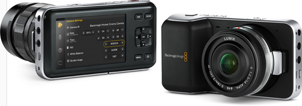 ブラックマジックデザイン、Blackmagic Pocket Cinema Camera を発表