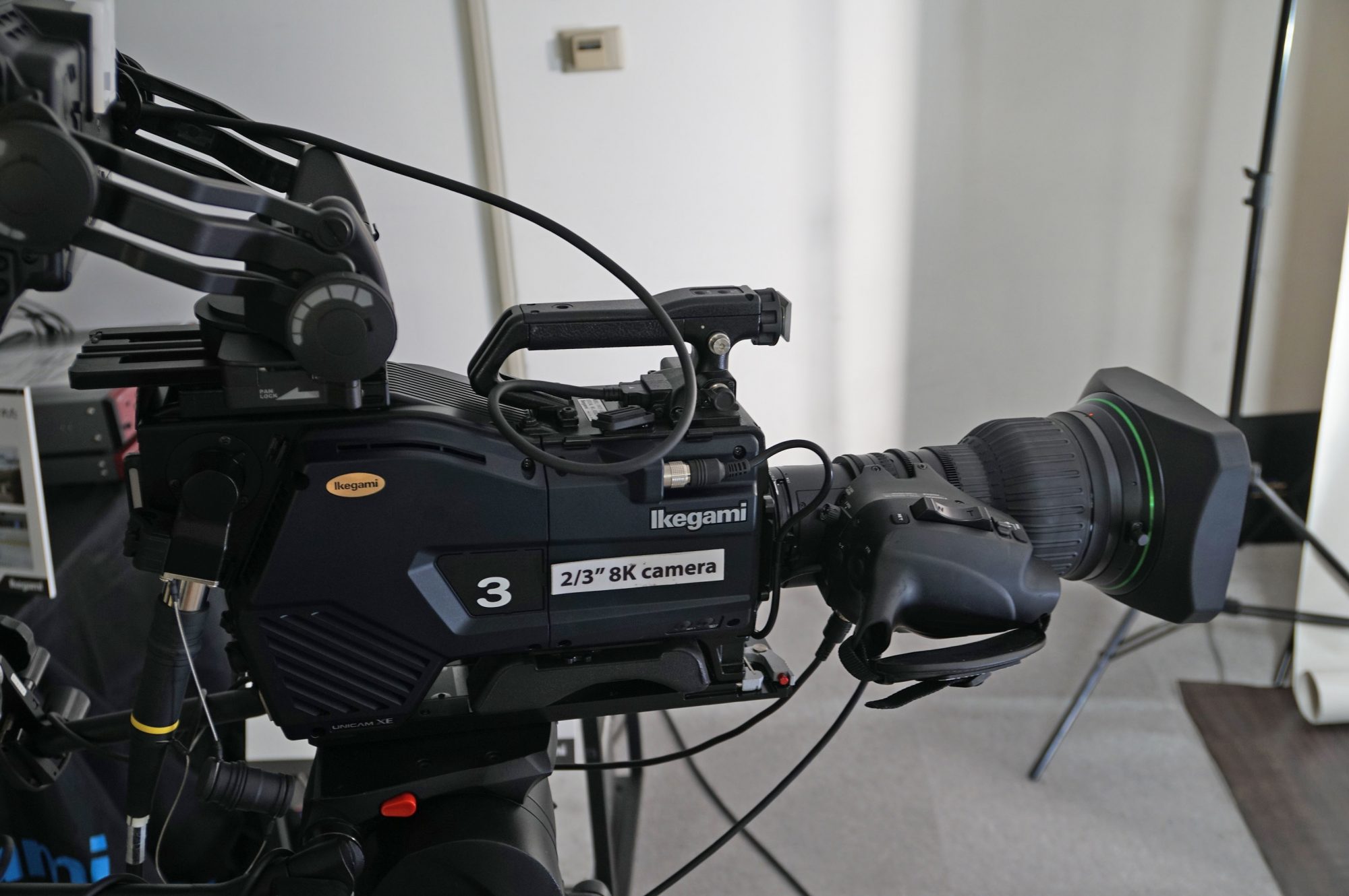 池上通信機の放送映像機器内覧会〜8Kのポータブルシステムカメラを技術