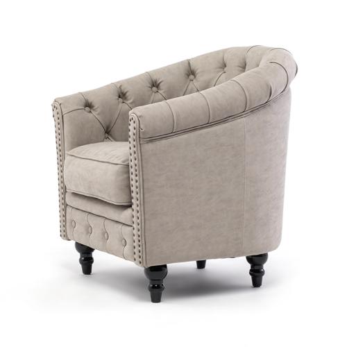 ヴィンセント VLシリーズ ラウンジソファ 1人掛けソファ ライトグレー