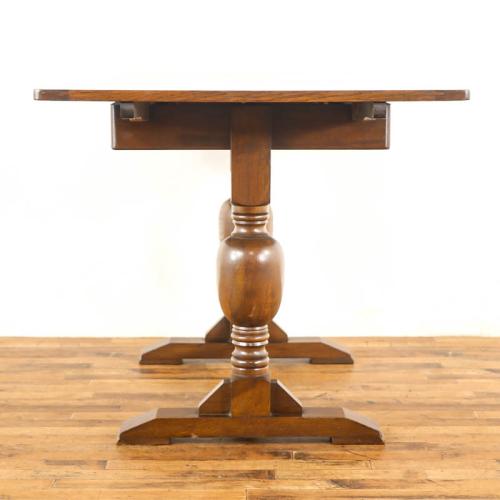 イギリスアンティーク ドローリーフテーブル 拡張式 オーク材 v_70162