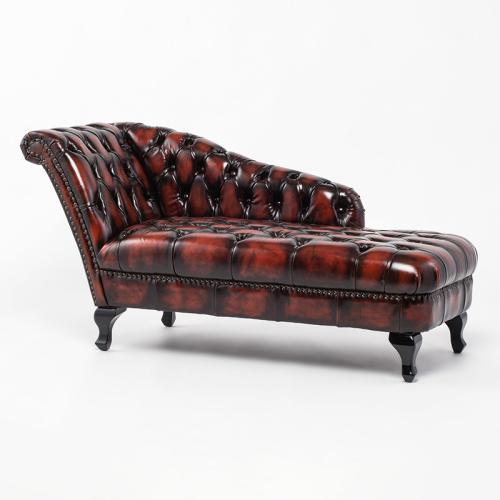 ヴィンセント VKシリーズ カウチソファ アンティークブラウン 本革