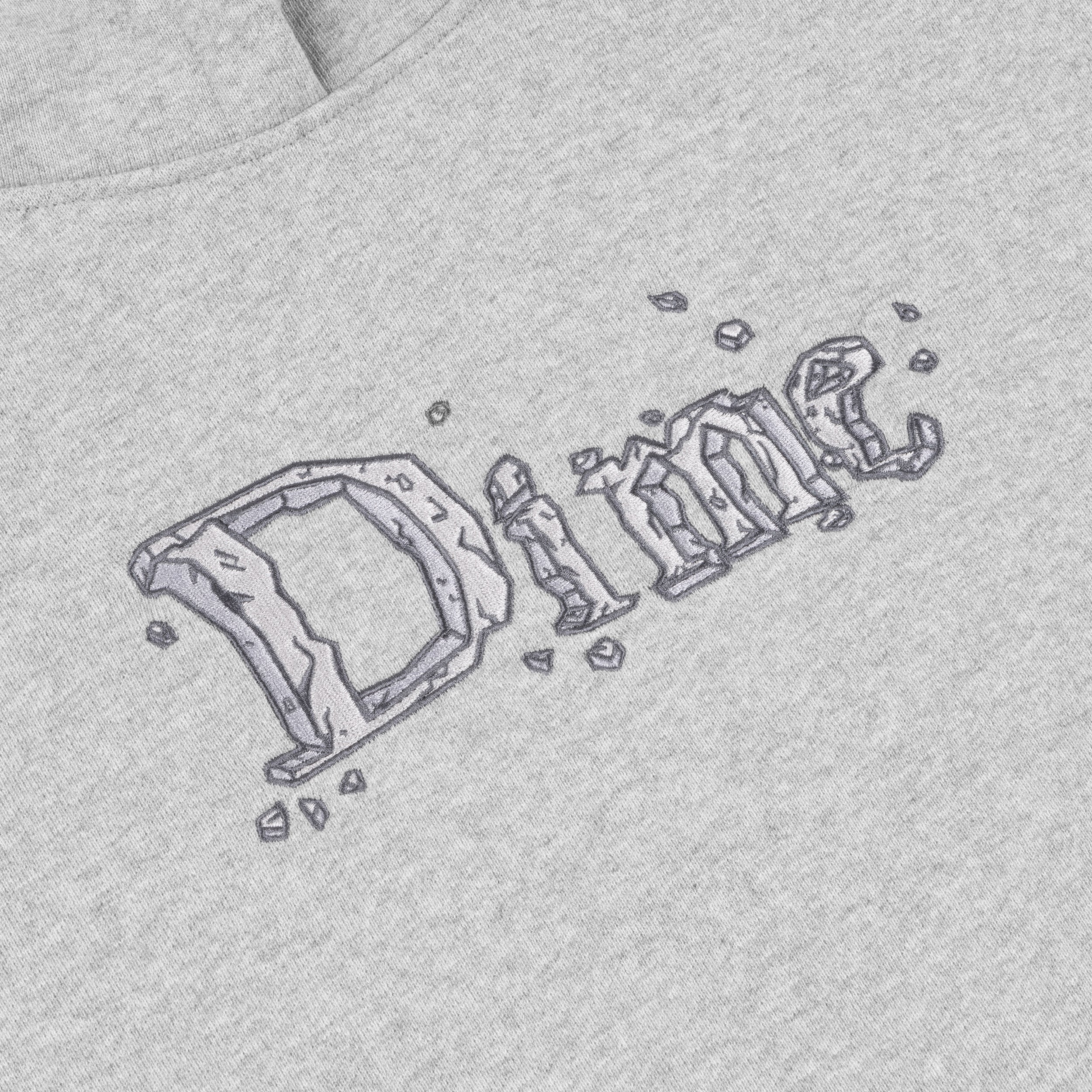 Dime】Classic Stone Hoodie - Heather Gray