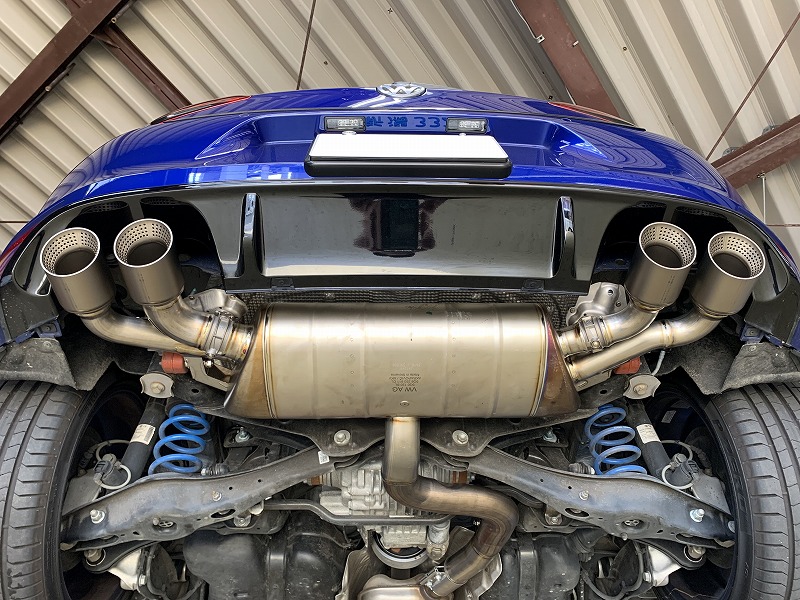 GOLF7R 純正？マフラー交換 – Backbone バックボーンフォルクスワーゲ