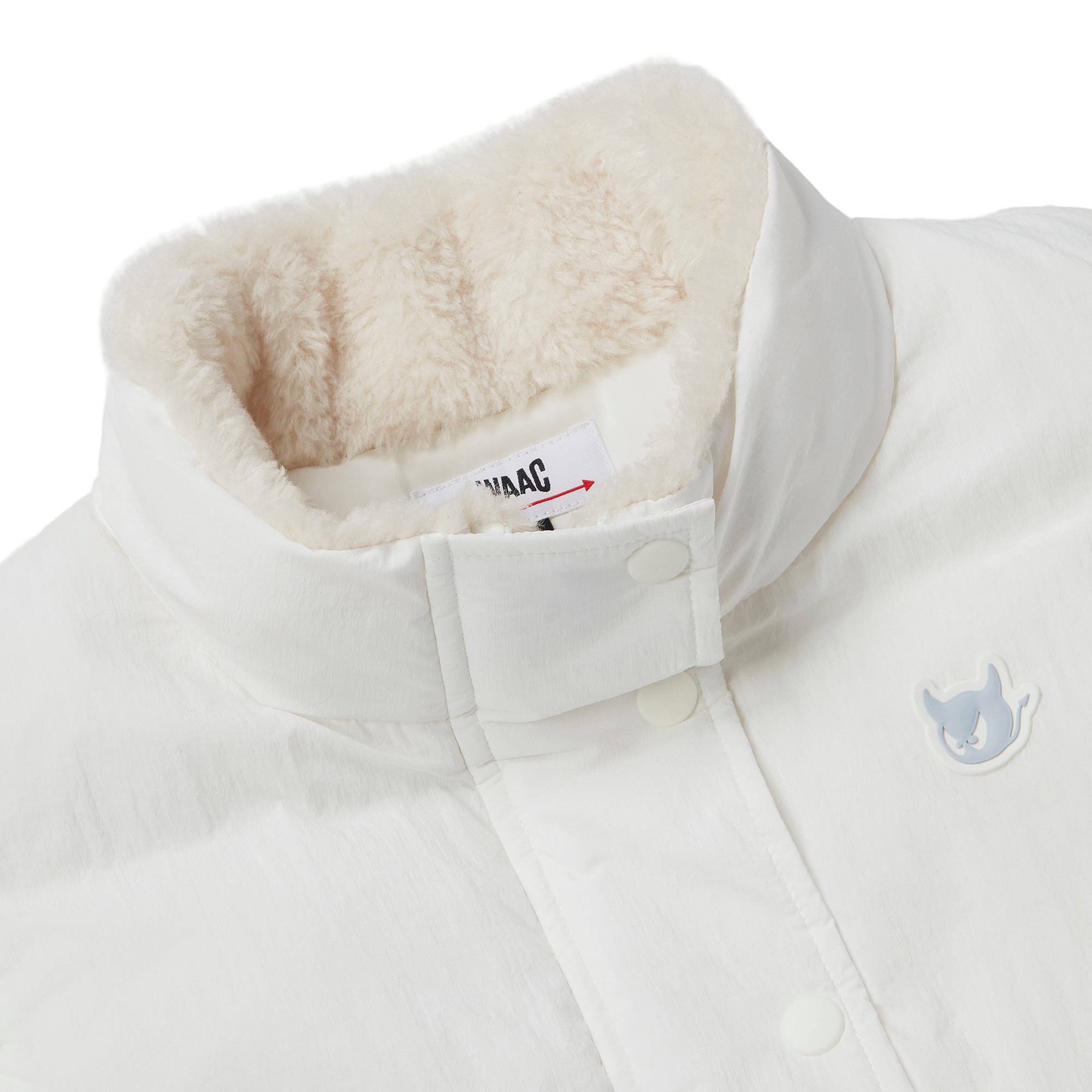 WAAC ボアベスト ジャケット サイズ2 アイボリー WAAC ボアベスト