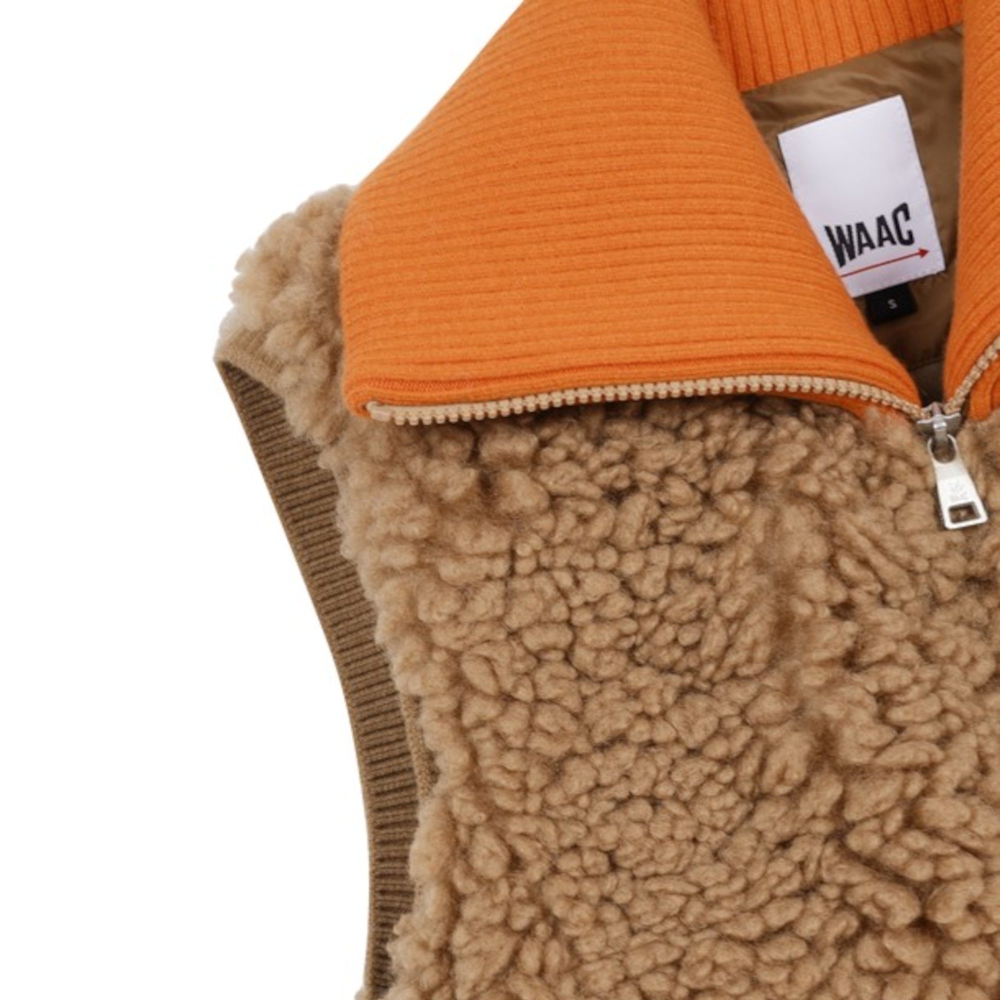 WOMEN フリースベスト ベージュ