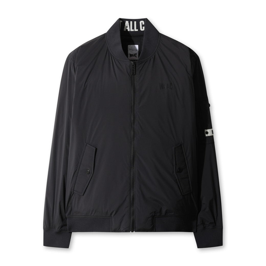 WAAC ワック 撥水ストレッチ アウター ブルゾン ブラック パーカー L WAAC（ワック）の「MENS PRIMEFLEX撥水ストレッチ アウター（ブルゾン