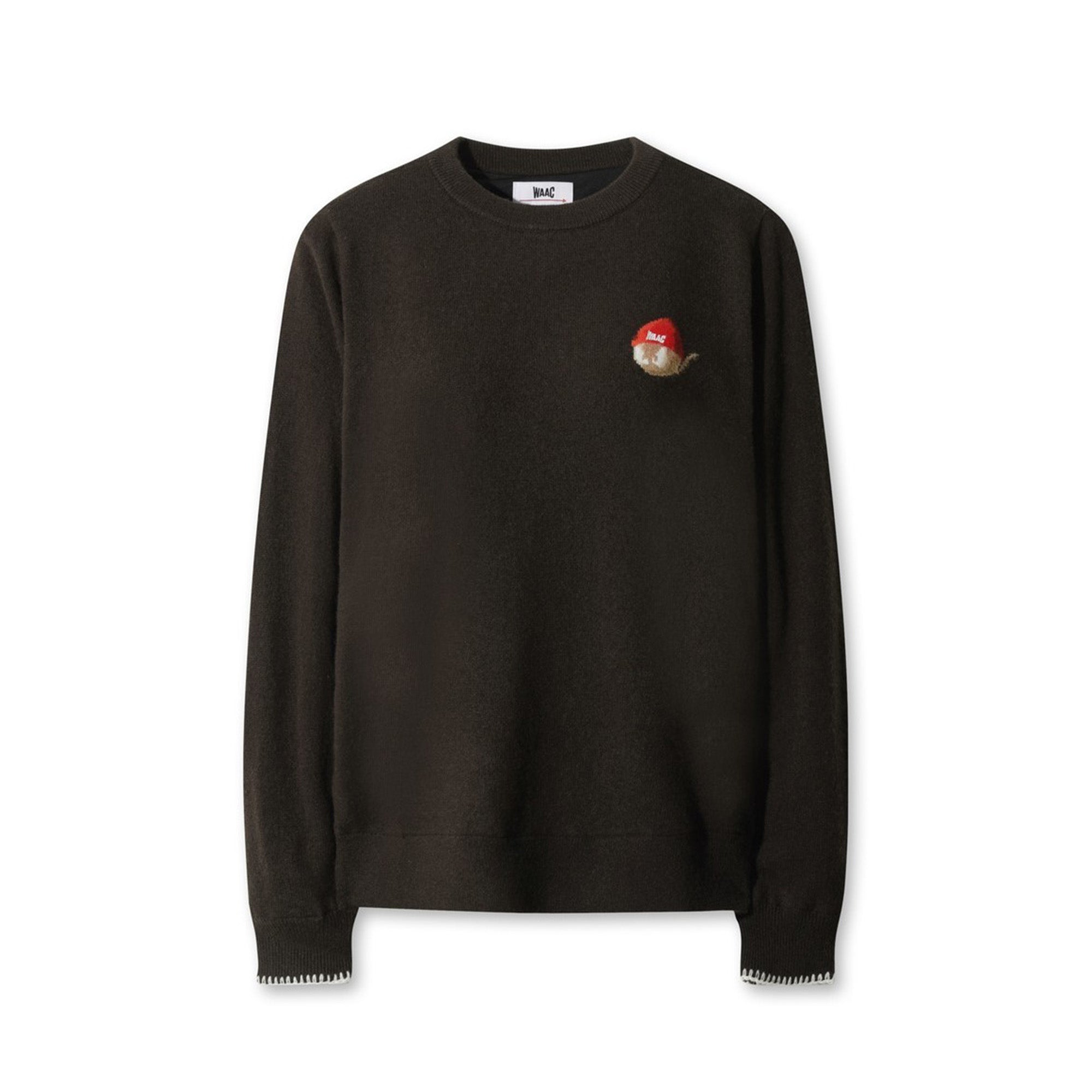 WOMEN BEANIE WAACKY カシミヤセーター ブラウン