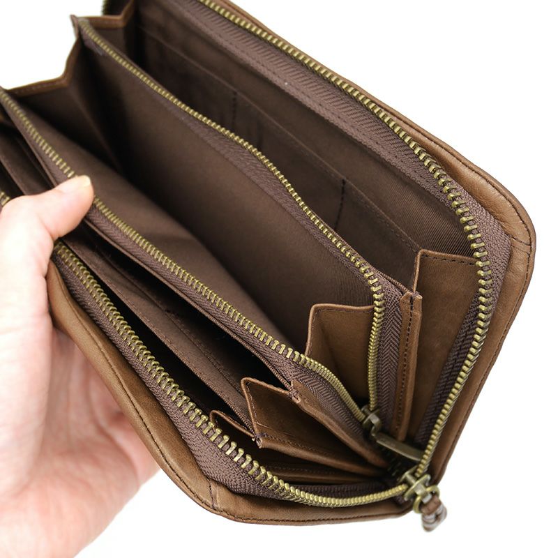 やわらかD長財布 こげ茶 | わちふぃーるどオンラインショップ