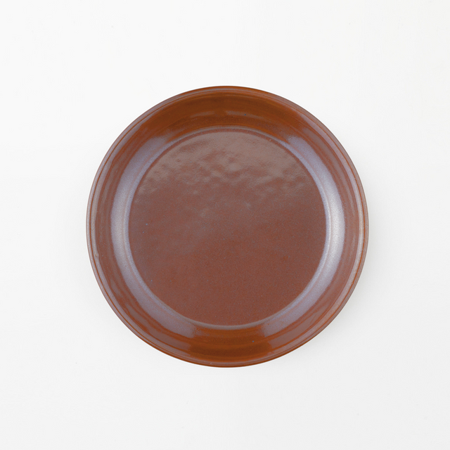 益子焼｜道祖土和田窯 Official Website】mashiko 8寸丸皿φ240