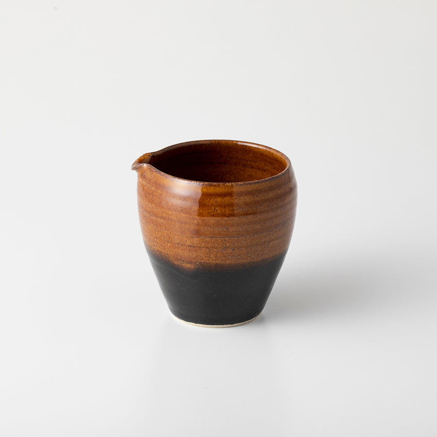 益子焼｜道祖土和田窯 Official Website】2tone 片口