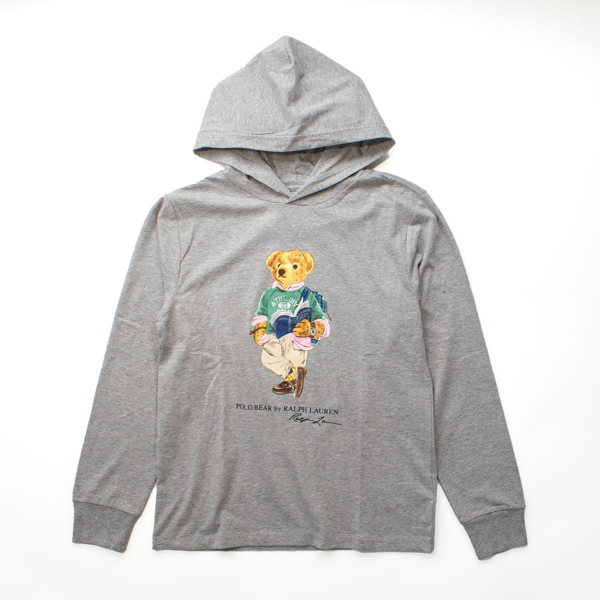 ポロ ラルフローレン パーカー ポロベアー ロンT 長袖 グレー POLO