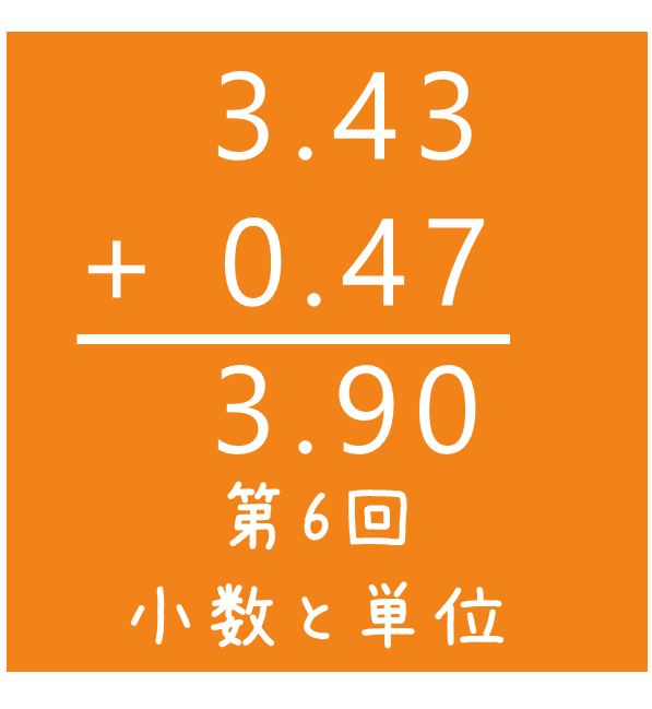四谷大塚 予習シリーズ練習問題解説(4年上 第6回 小数と単位