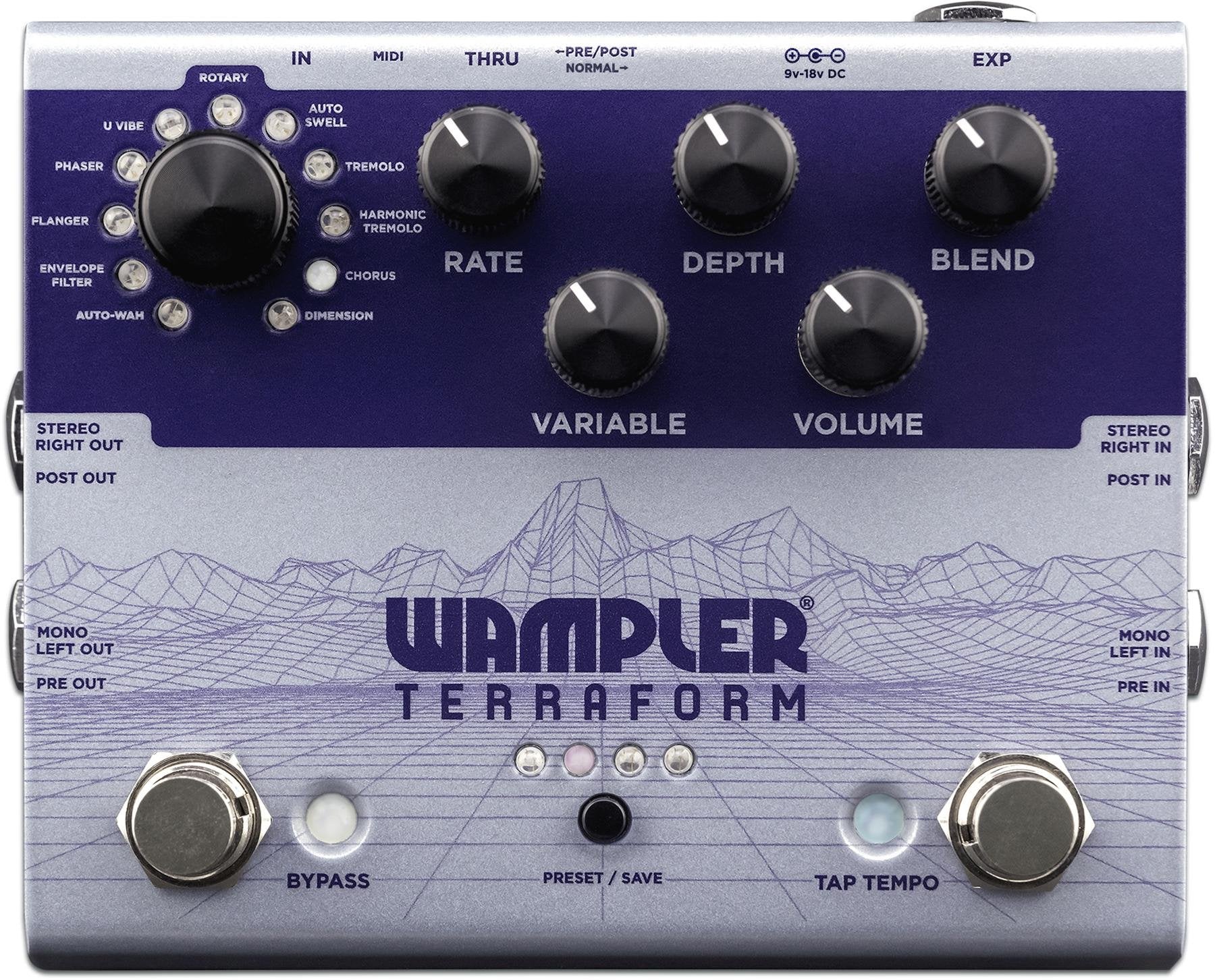 Wampler Terraform Multi-Effect Modulation Pedal – Walt Grace Vintage