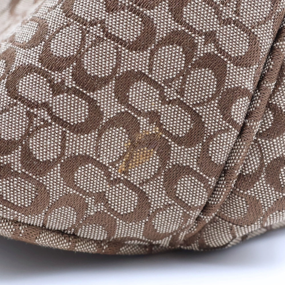 COACH(コーチ) ミニシグネチャー柄 ロゴデザイン アクセサリーポーチ