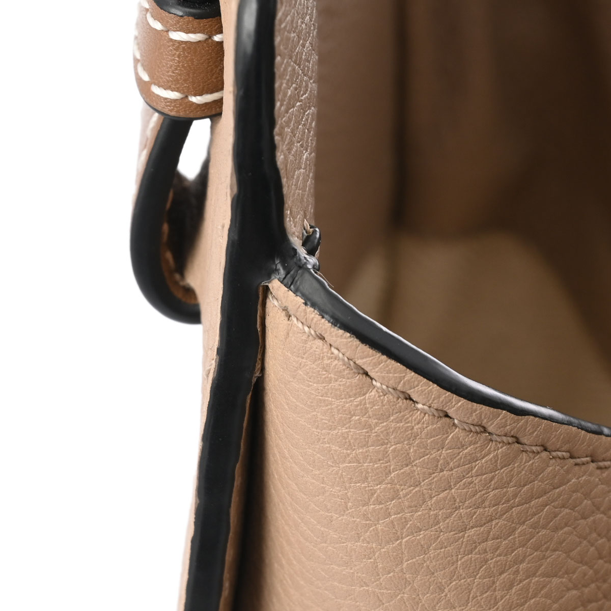 ロエベ ハンモック ドローストリング スモールバッグ サンド/ミンク