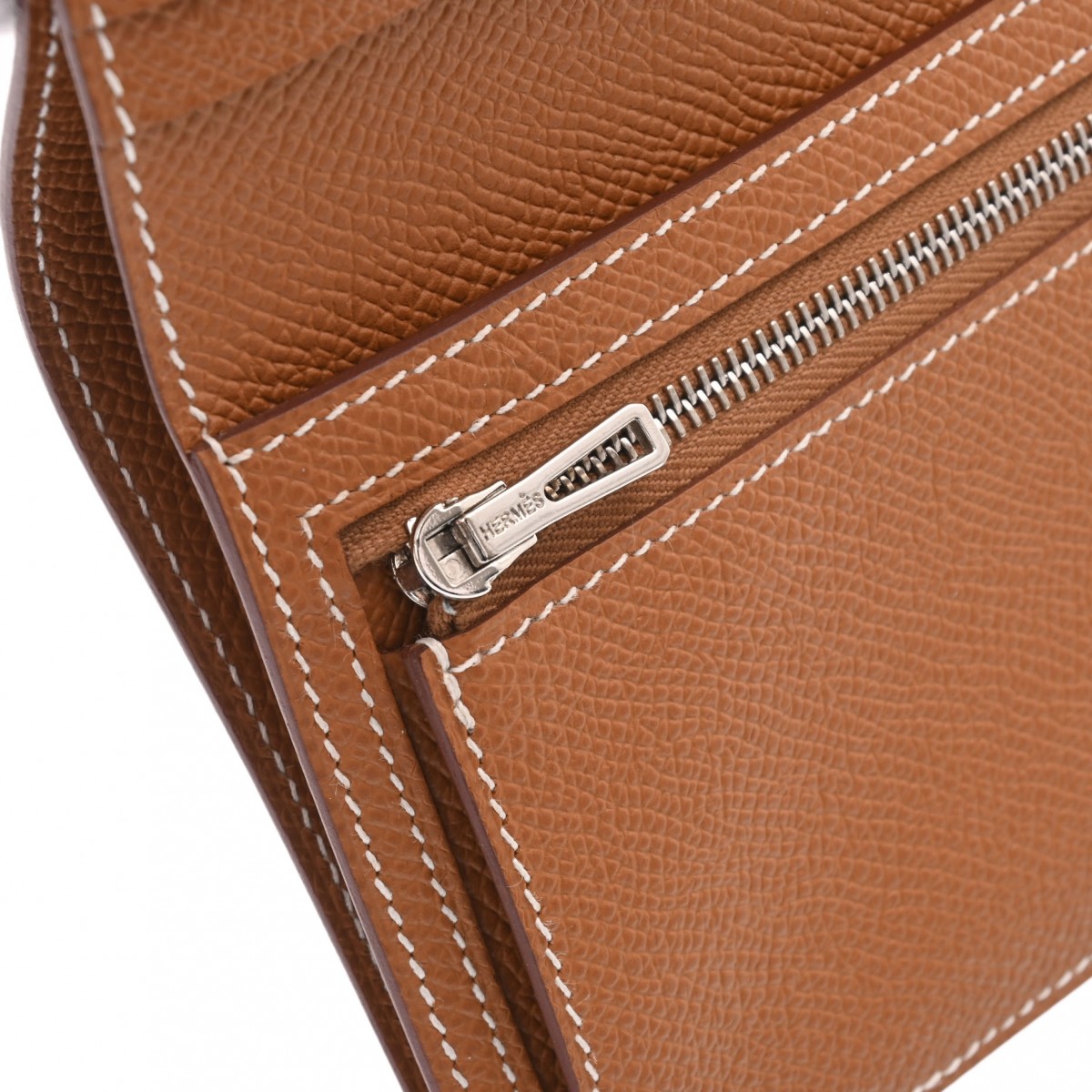 エルメス ベアン コンパクト ゴールド ヴォーエプソン ユニセックス