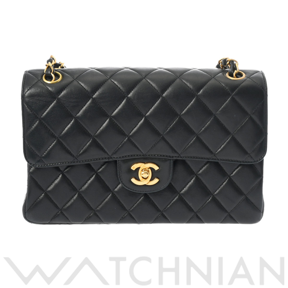 シャネル マトラッセ ダブルフェイス チェーンショルダー ブラック