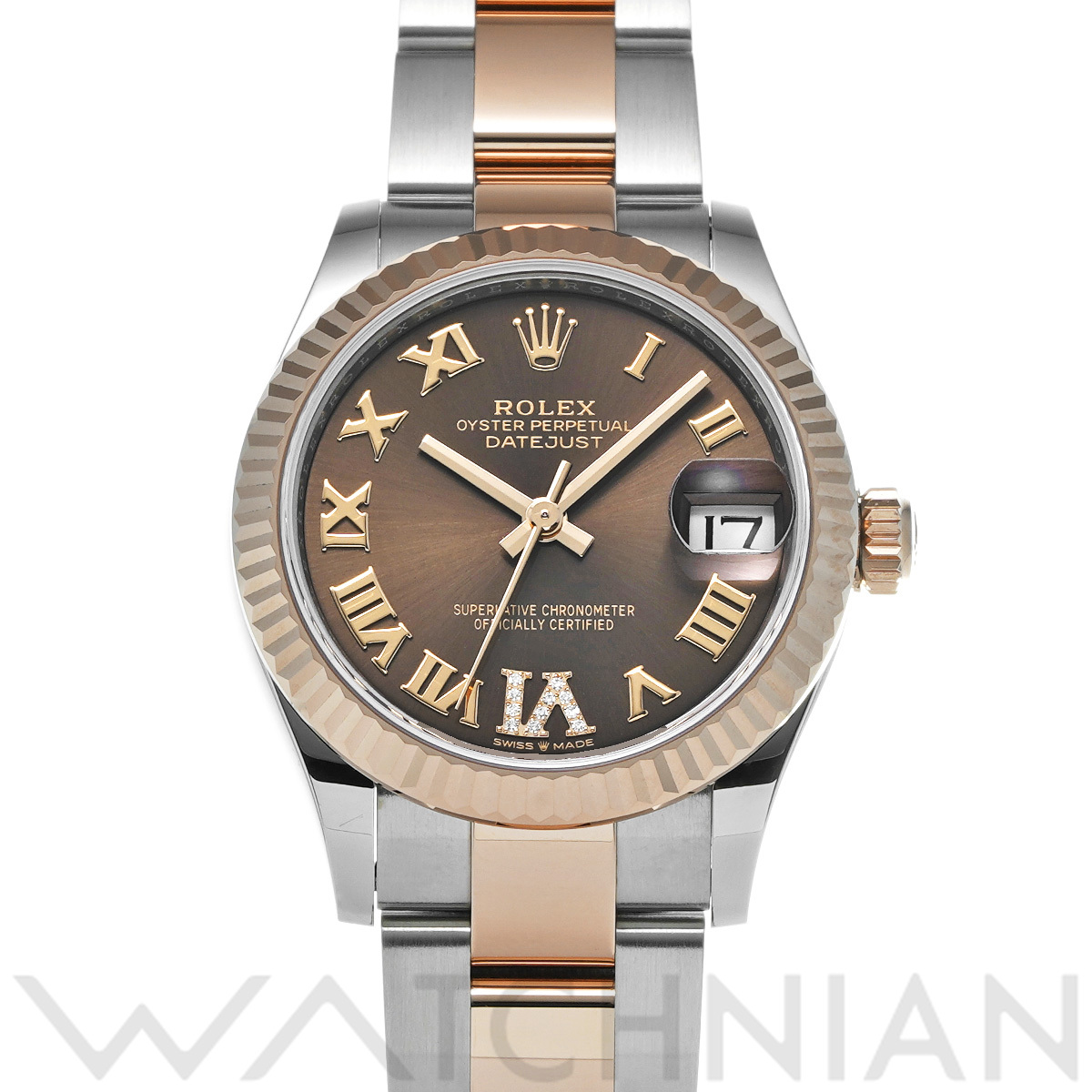 ロレックス デイトジャスト 31 278271 チョコレートブラウン