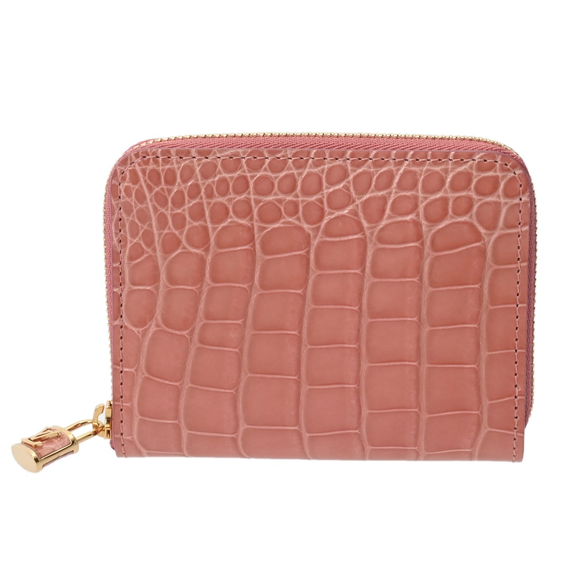 ルイヴィトン ジッピーコインパース ローズトルマリン クロコダイル
