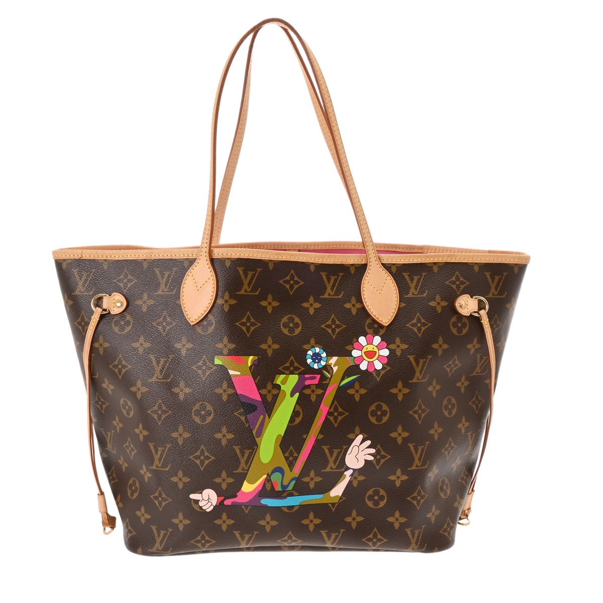 ルイヴィトン モノグラム ネヴァーフル MM LVハンズ 村上隆MOCA LA限定