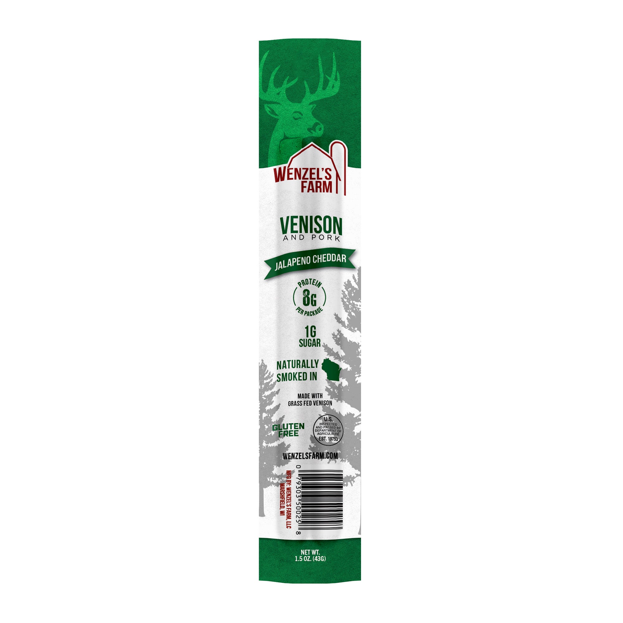 Venison Jalapeno Cheddar Sticks – Wenzel's Farm